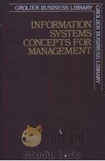 INFORMATION SYSTEMS CONCEPTS FOR MANAGEMENT     PDF电子版封面     