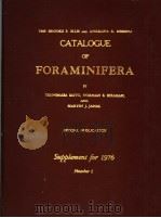 CATALOGUE OF FORAMINIFERA 1976     PDF电子版封面     
