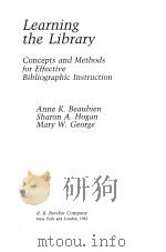 Learning the Library     PDF电子版封面     