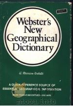 Websters New Geographical Dictionary     PDF电子版封面     