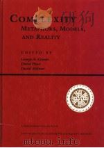 COMPLEXITY：Metaphors，Models，and Reality     PDF电子版封面     