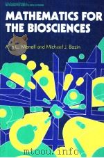 MATHEMATICS FOR THE BIOSCIENCES     PDF电子版封面     