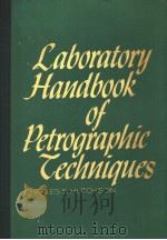 Laboratory Handbook of Petrographic Techniques（ PDF版）