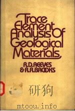 Trace Element Analysis of Geological Materials（ PDF版）