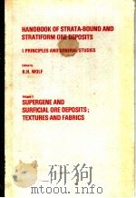 HANDBOOK OF STRATA-BOUND AND STRATIFORM ORE DEPOSITS Volume 3     PDF电子版封面     