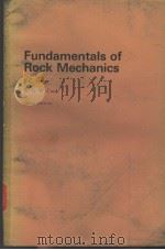 FUNDAMENTALS OF ROCK MECHANICS     PDF电子版封面     