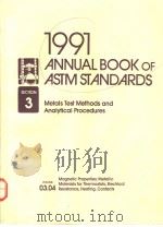 1991 ANNUAL BOOK OF ASTM STANDARDS 3 03.04     PDF电子版封面     