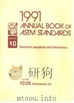 1991 ANNUAL BOOK OF ASTM STANDARDS 10 10.05     PDF电子版封面     