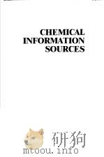 Chemical Information Sources（1991 PDF版）