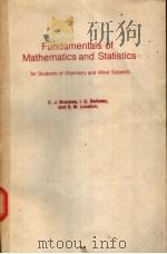 Fundamentals of Mathematics and Statistics   1979  PDF电子版封面    C·J·BROOKES，L·G·BETTELEY AND S 
