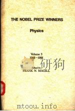 THE NOBEL PRIZE WINNERS PHYSICS Volume 3     PDF电子版封面     
