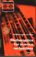 Mathematics for science technicians     PDF电子版封面  0582411696   