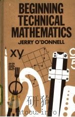 Beginning Technical Mathematics     PDF电子版封面  087909074X   