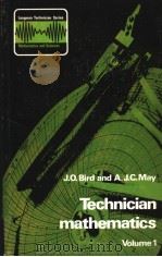 Technician mathematics Volume 1     PDF电子版封面  0582411602   