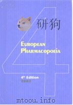 EUROPEAN PHARMACOPOEIA  Fourth Edition     PDF电子版封面  9287145873   