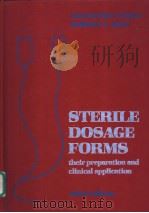 Sterile Dosage Forms     PDF电子版封面     