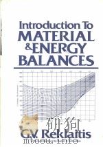 Introduction to Material and Energy Balances（ PDF版）