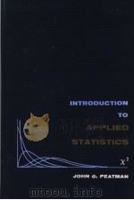 INTRODUCTION TO APPLIED STATISTICS（ PDF版）