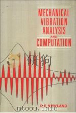 Mechanical Vibration analysis and computation     PDF电子版封面  0582027446   