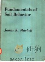 Fundamentals of Soil Behavior     PDF电子版封面     