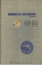 Advances in X-RAY ANALYSIS Volume 30     PDF电子版封面     