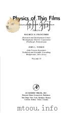 Physics of Thin Films（ PDF版）