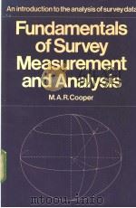Fundamentals of Survey Measurement and Analysis     PDF电子版封面     