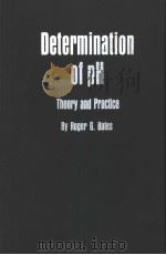 Determination of Ph     PDF电子版封面     