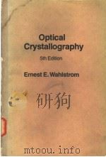 Optical Crystallography     PDF电子版封面     