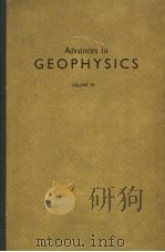 Advances in GEOPHYSICS     PDF电子版封面     