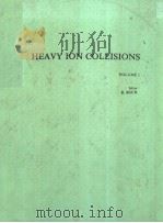HEAVY ION COLLISIONS VOLUME 1     PDF电子版封面     
