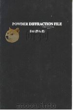 POWDER DIFFRACTION FILE Sets 27 to 28     PDF电子版封面     