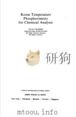 Room Temperature Phosphorimetry for Chemical Analysis（ PDF版）
