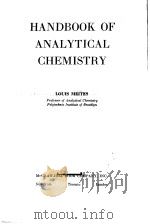 HANDBOOK OF ANALYTICAL CHEMISTRY（ PDF版）