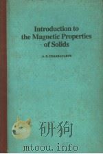 Introduction to the Magnetic Properties of Solids     PDF电子版封面     