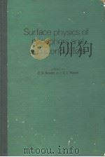 Surface Physics of phosphors and semiconductors     PDF电子版封面     