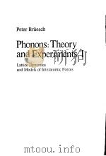 Phonons：Theory and ExperimentsⅠ     PDF电子版封面     