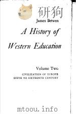 A History of Western Education     PDF电子版封面     
