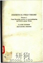 STATISTICAL FIELD THEORY Volume 1     PDF电子版封面     