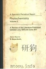 Photochemistry Volume 3     PDF电子版封面     