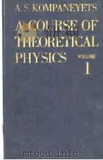 A COURSE OF THEORETICAL PHYSICS VOLUME 1     PDF电子版封面     