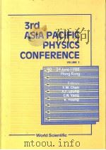 3rd ASIA PACIFIC PHYSICS CONFERENCE VOLUME 2     PDF电子版封面     