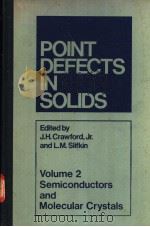 POINT DEFECTS IN SOLIDS Volume 2     PDF电子版封面     