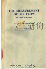 THE MEASUREMENT OF AIR FLOW     PDF电子版封面     
