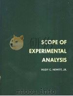 SCOPE OF EXPERIMENTAL ANALYSIS     PDF电子版封面     