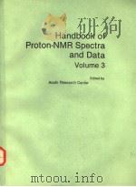 Handbook of Proton-NMR Spectra and Data Volume 3     PDF电子版封面     