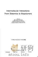 Intermolecular Interactions：From Diatomics to Biopolymers     PDF电子版封面     
