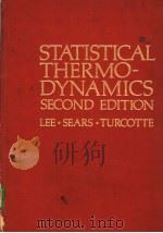 STATISTICAL THERMO-DYNAMICS     PDF电子版封面     