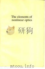 The Elements of nonlinear optics     PDF电子版封面     