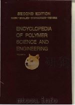 ENCYCLOPEDIA OF POLYMER SCIENCE AND ENGINEERING VOLUME 4     PDF电子版封面     